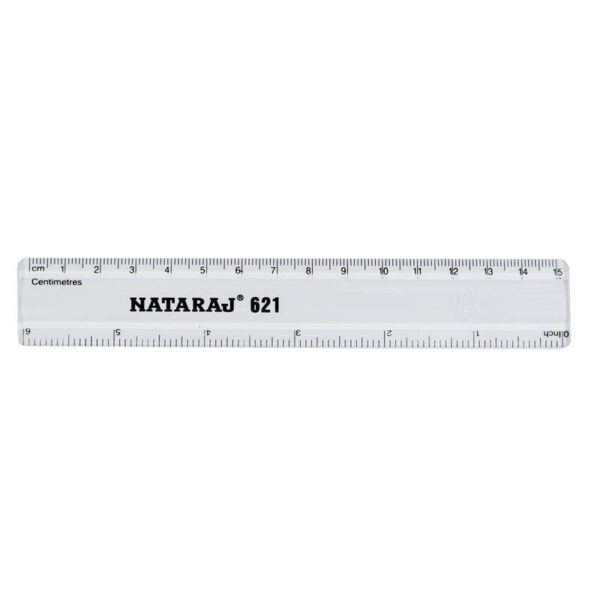 خط کش پلاستیکی Nataraj 621 15cm